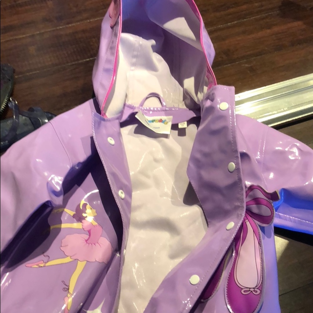 Girls Kidorable ballerina raincoat
